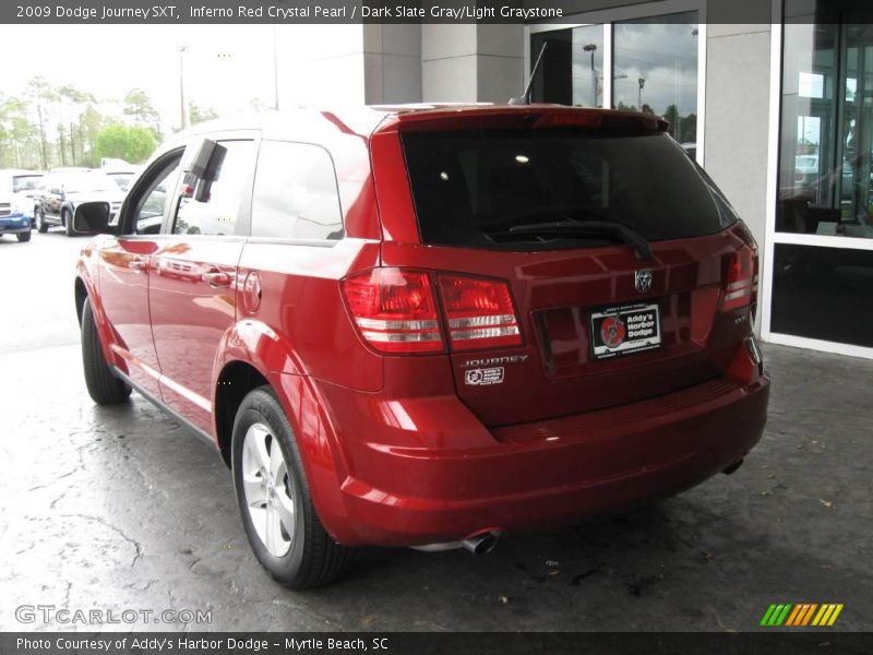 Inferno Red Crystal Pearl / Dark Slate Gray/Light Graystone 2009 Dodge Journey SXT