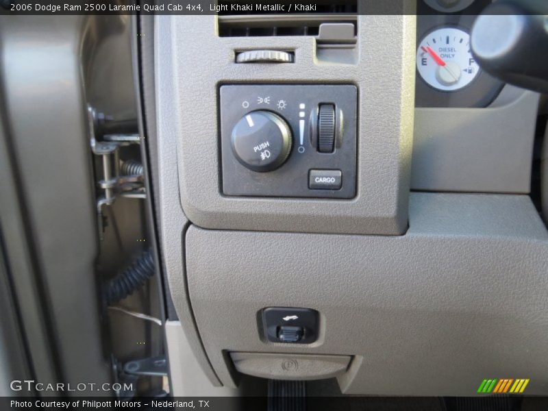 Light Khaki Metallic / Khaki 2006 Dodge Ram 2500 Laramie Quad Cab 4x4