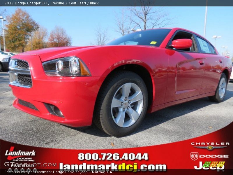 Redline 3 Coat Pearl / Black 2013 Dodge Charger SXT