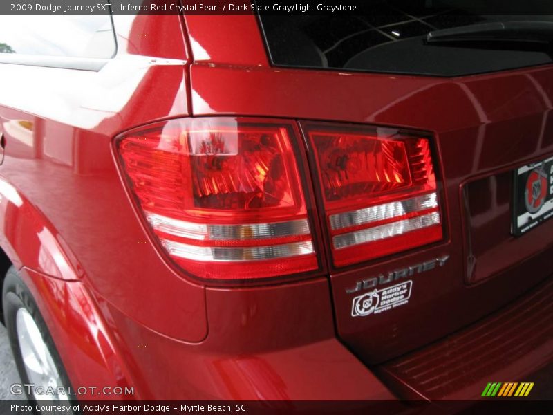 Inferno Red Crystal Pearl / Dark Slate Gray/Light Graystone 2009 Dodge Journey SXT