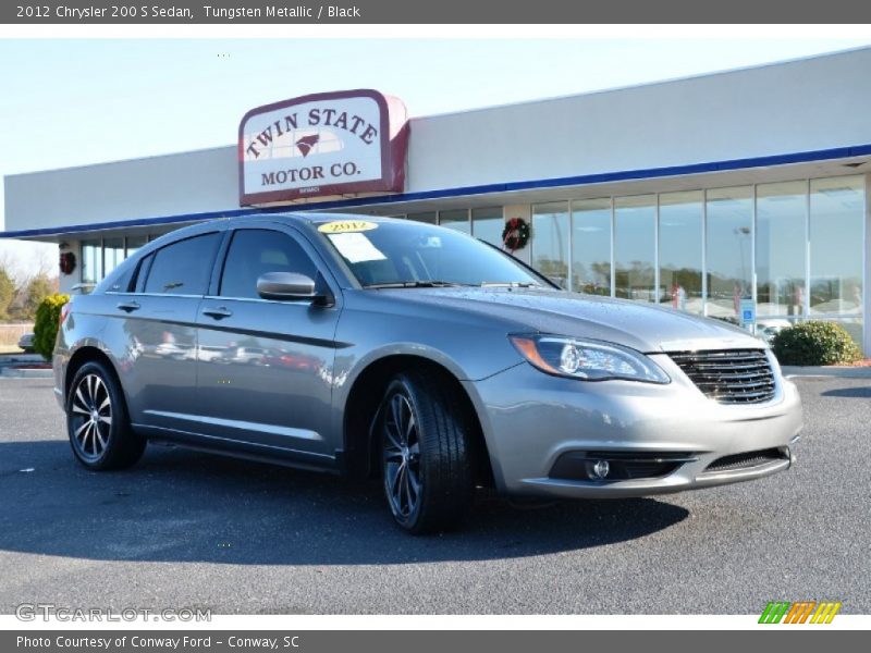 Tungsten Metallic / Black 2012 Chrysler 200 S Sedan