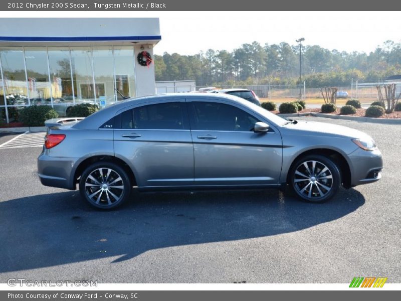 Tungsten Metallic / Black 2012 Chrysler 200 S Sedan