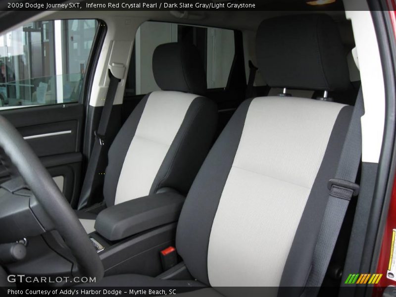 Inferno Red Crystal Pearl / Dark Slate Gray/Light Graystone 2009 Dodge Journey SXT