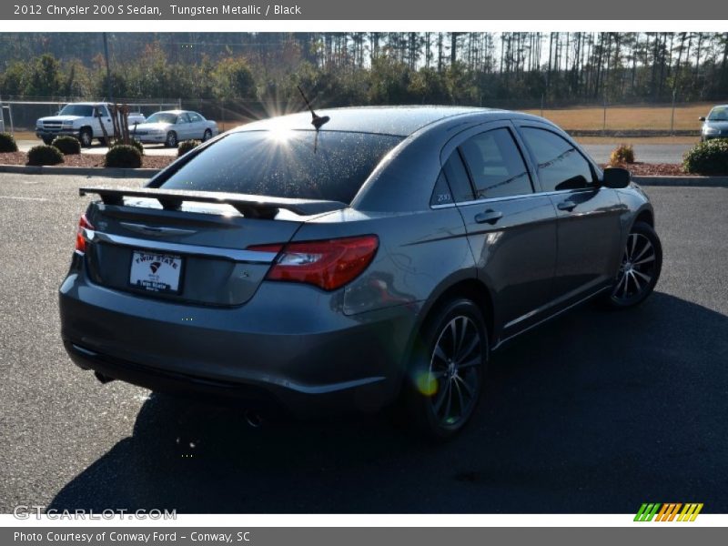 Tungsten Metallic / Black 2012 Chrysler 200 S Sedan