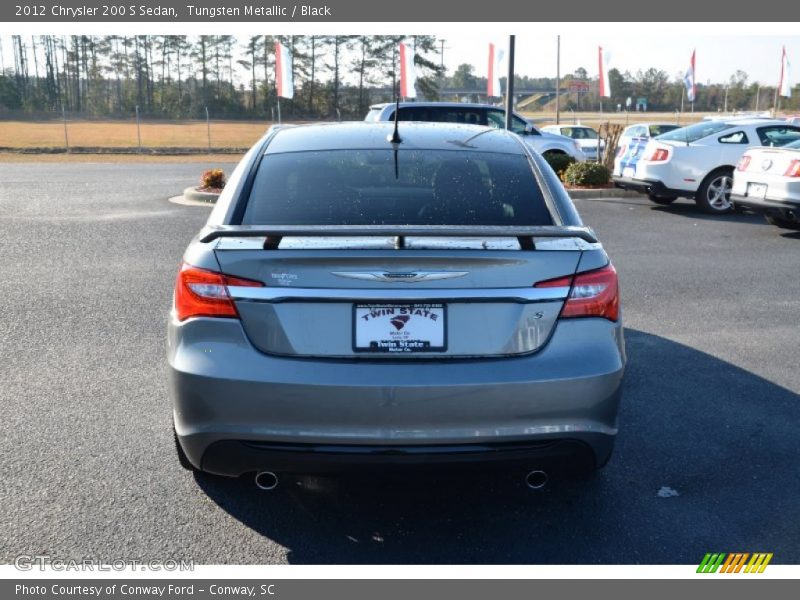 Tungsten Metallic / Black 2012 Chrysler 200 S Sedan