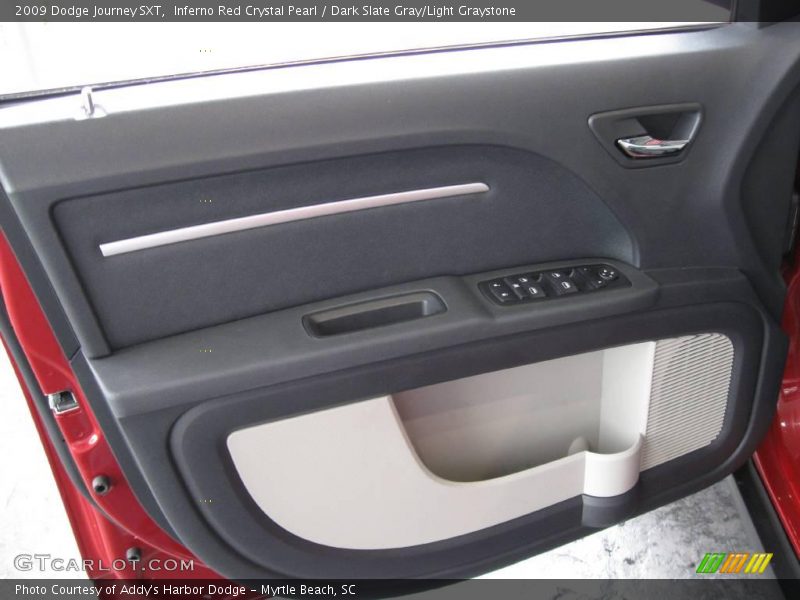 Inferno Red Crystal Pearl / Dark Slate Gray/Light Graystone 2009 Dodge Journey SXT