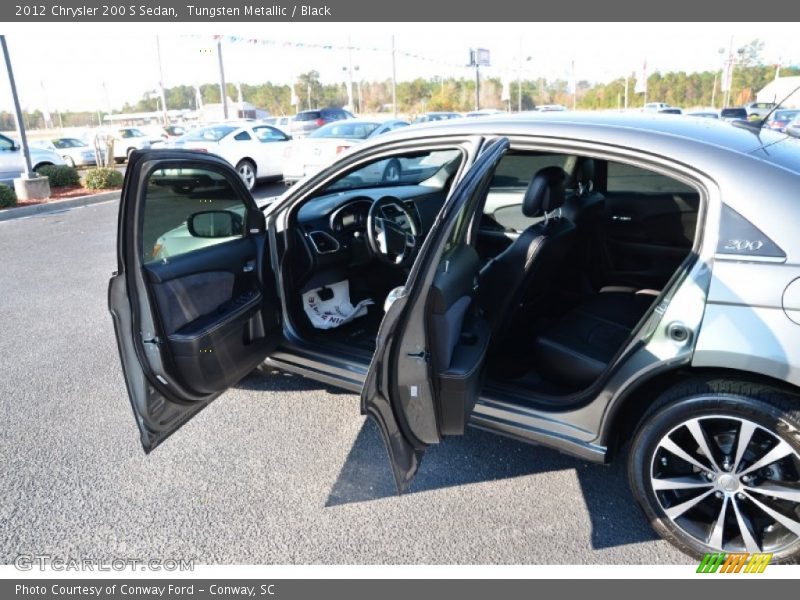 Tungsten Metallic / Black 2012 Chrysler 200 S Sedan