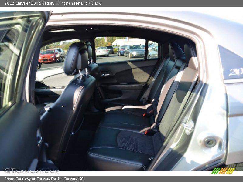 Tungsten Metallic / Black 2012 Chrysler 200 S Sedan