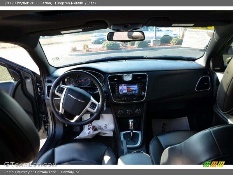 Tungsten Metallic / Black 2012 Chrysler 200 S Sedan