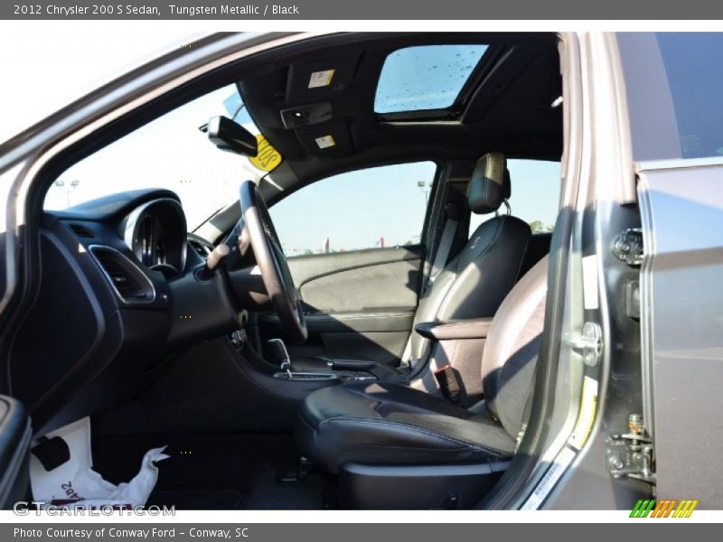 Tungsten Metallic / Black 2012 Chrysler 200 S Sedan