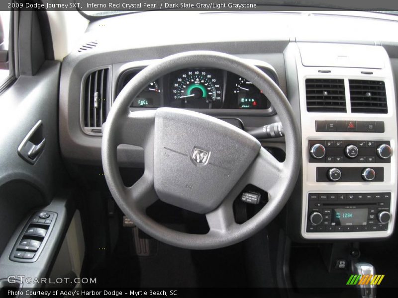 Inferno Red Crystal Pearl / Dark Slate Gray/Light Graystone 2009 Dodge Journey SXT