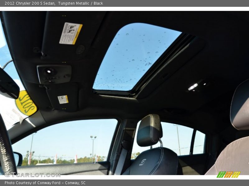 Tungsten Metallic / Black 2012 Chrysler 200 S Sedan