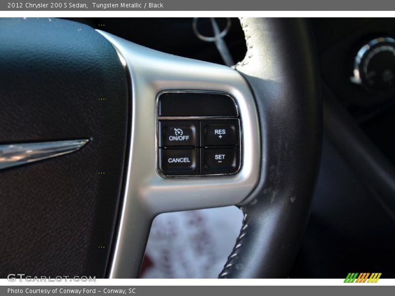 Tungsten Metallic / Black 2012 Chrysler 200 S Sedan