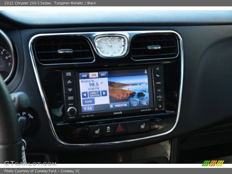 Tungsten Metallic / Black 2012 Chrysler 200 S Sedan