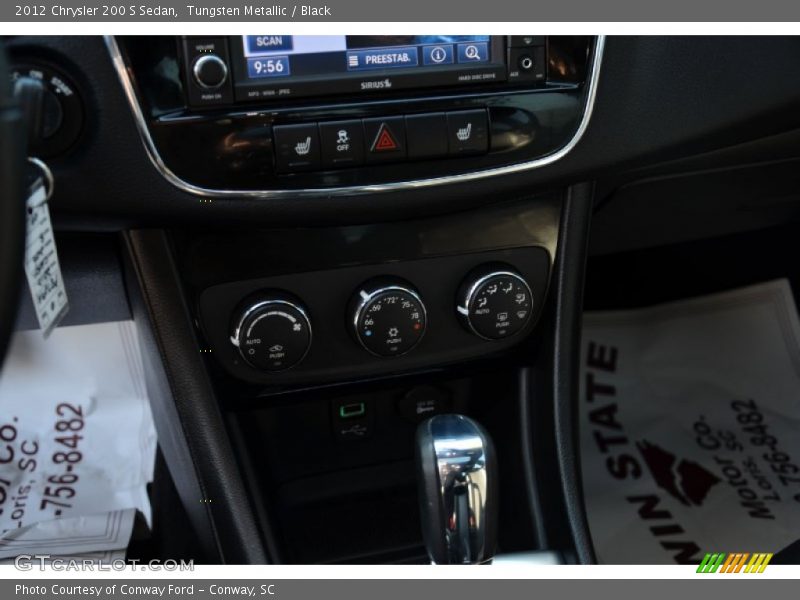 Tungsten Metallic / Black 2012 Chrysler 200 S Sedan