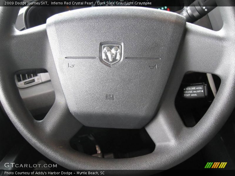 Inferno Red Crystal Pearl / Dark Slate Gray/Light Graystone 2009 Dodge Journey SXT