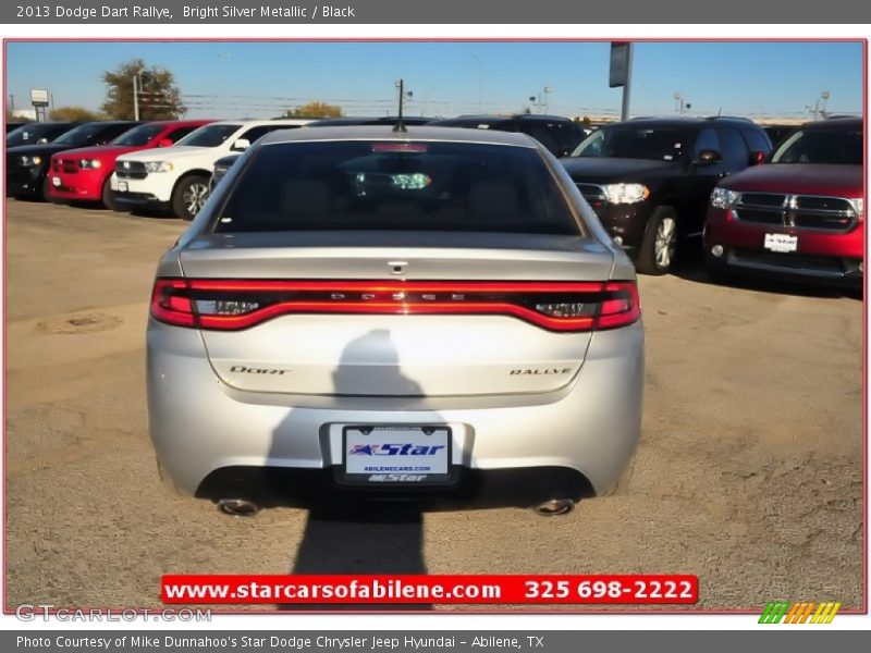 Bright Silver Metallic / Black 2013 Dodge Dart Rallye