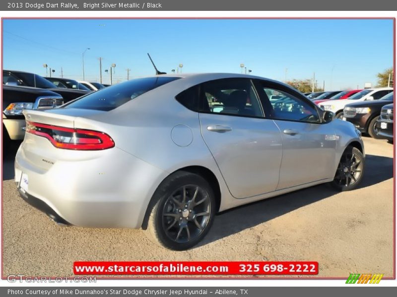 Bright Silver Metallic / Black 2013 Dodge Dart Rallye