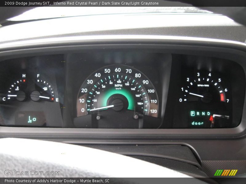 Inferno Red Crystal Pearl / Dark Slate Gray/Light Graystone 2009 Dodge Journey SXT