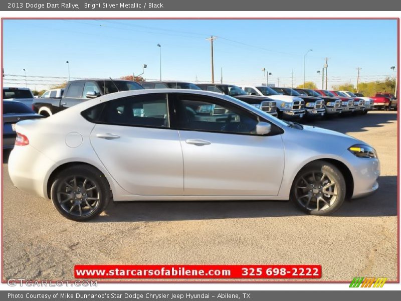 Bright Silver Metallic / Black 2013 Dodge Dart Rallye