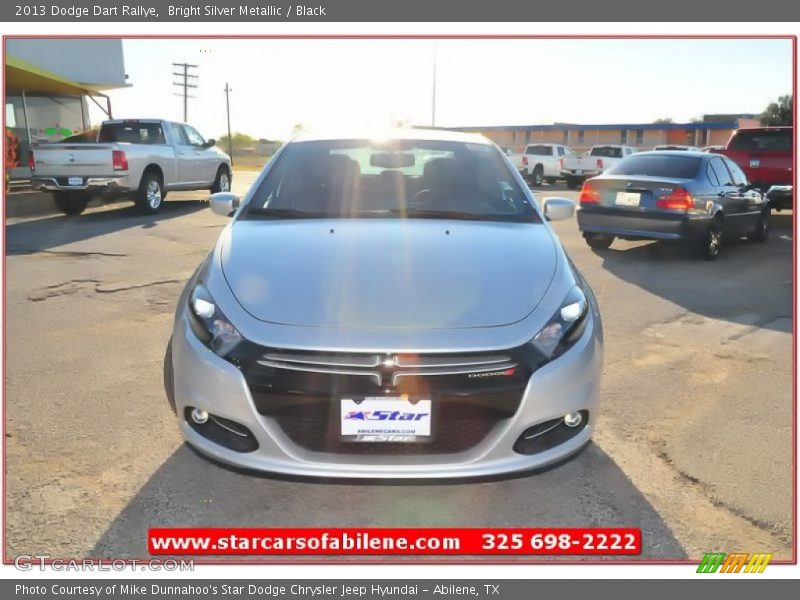 Bright Silver Metallic / Black 2013 Dodge Dart Rallye