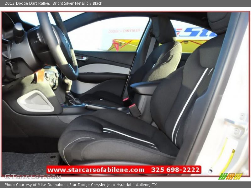 Bright Silver Metallic / Black 2013 Dodge Dart Rallye