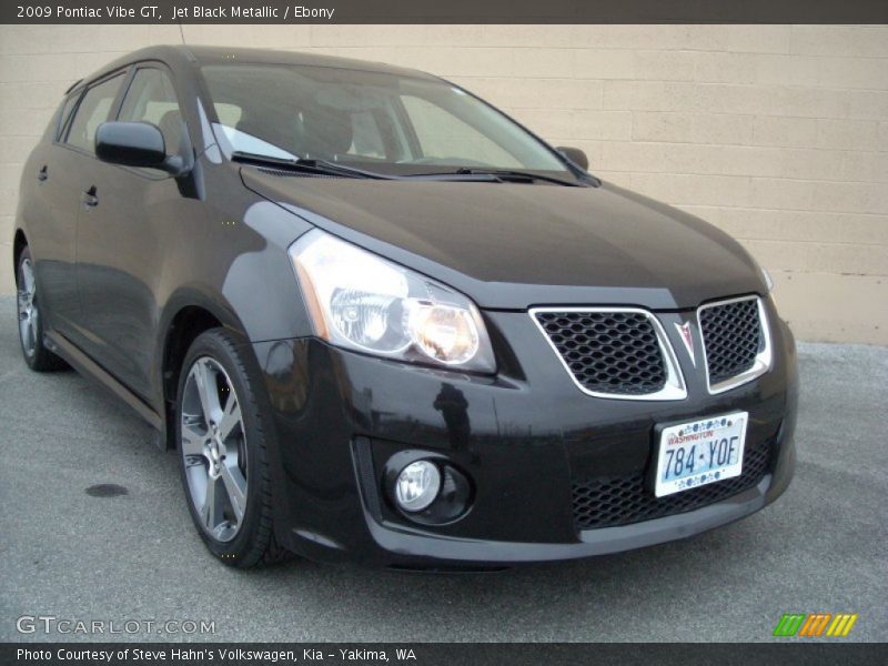 Jet Black Metallic / Ebony 2009 Pontiac Vibe GT
