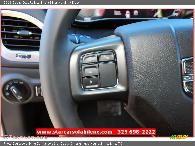 Bright Silver Metallic / Black 2013 Dodge Dart Rallye