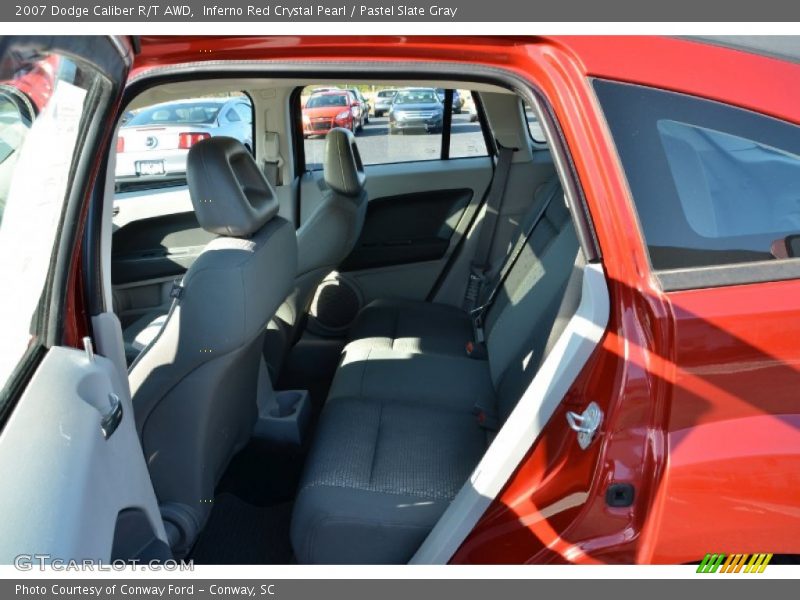 Inferno Red Crystal Pearl / Pastel Slate Gray 2007 Dodge Caliber R/T AWD