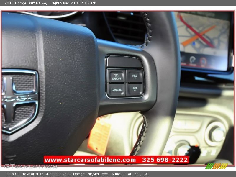 Bright Silver Metallic / Black 2013 Dodge Dart Rallye