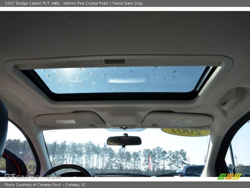Inferno Red Crystal Pearl / Pastel Slate Gray 2007 Dodge Caliber R/T AWD