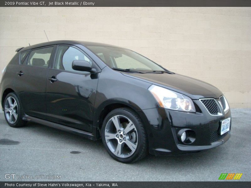 Jet Black Metallic / Ebony 2009 Pontiac Vibe GT
