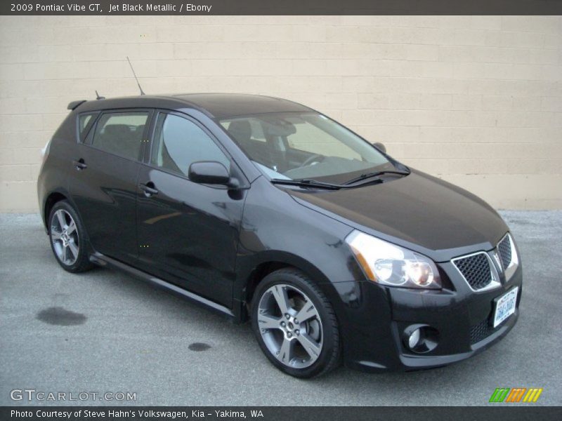 Jet Black Metallic / Ebony 2009 Pontiac Vibe GT