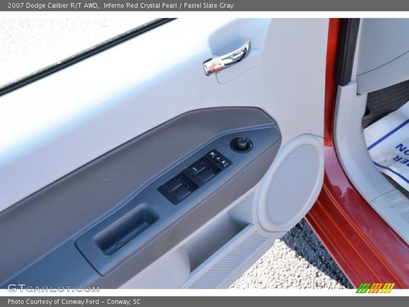 Inferno Red Crystal Pearl / Pastel Slate Gray 2007 Dodge Caliber R/T AWD