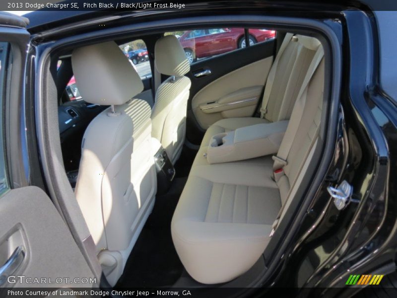 Pitch Black / Black/Light Frost Beige 2013 Dodge Charger SE