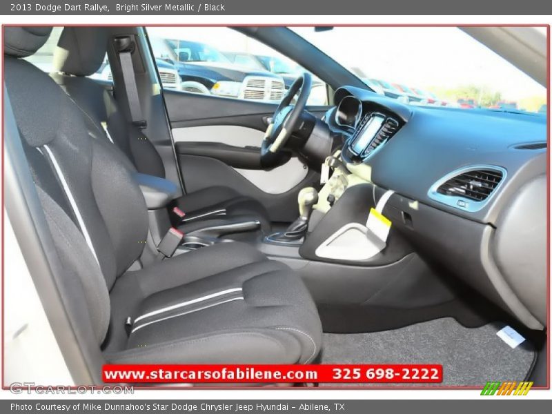 Bright Silver Metallic / Black 2013 Dodge Dart Rallye