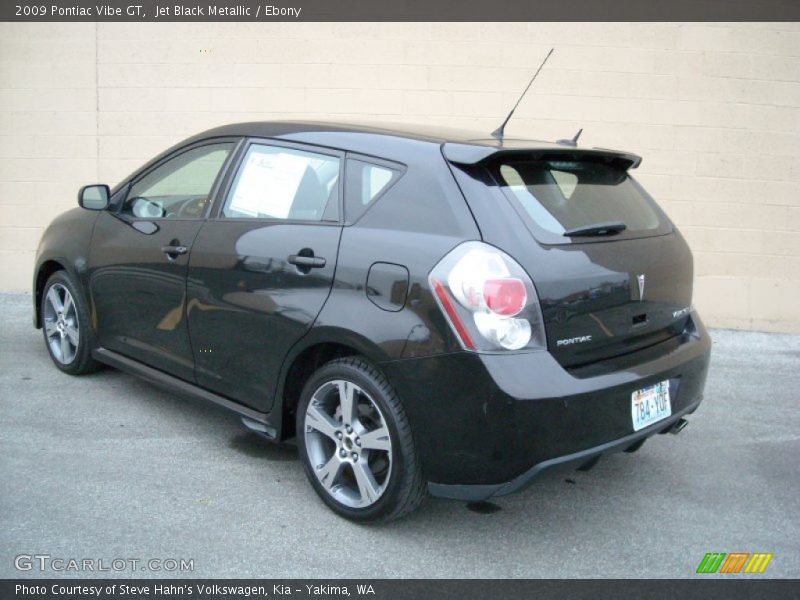 Jet Black Metallic / Ebony 2009 Pontiac Vibe GT