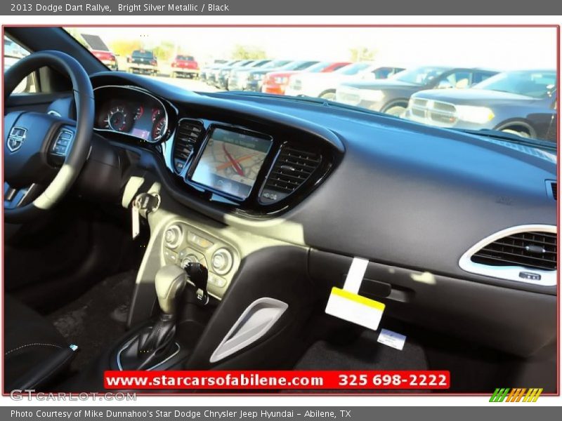 Bright Silver Metallic / Black 2013 Dodge Dart Rallye