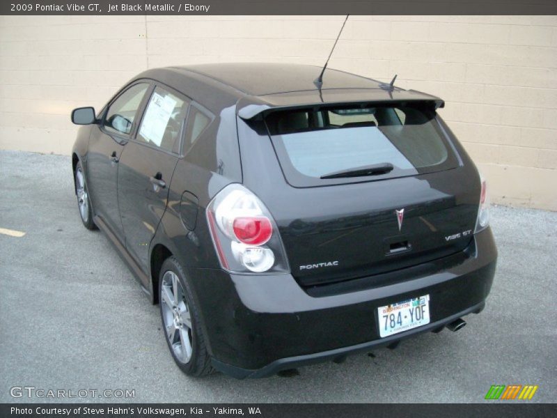 Jet Black Metallic / Ebony 2009 Pontiac Vibe GT