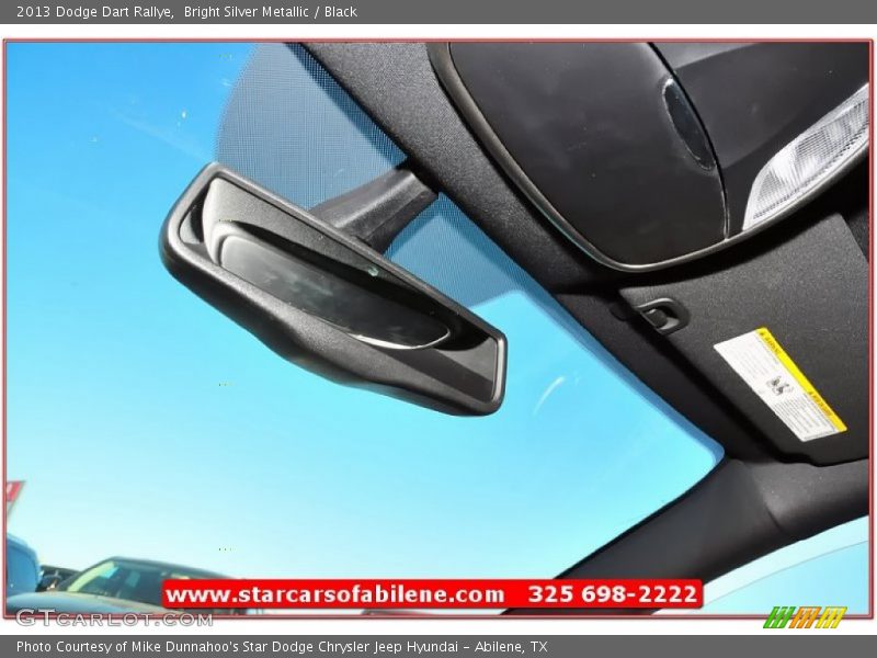 Bright Silver Metallic / Black 2013 Dodge Dart Rallye