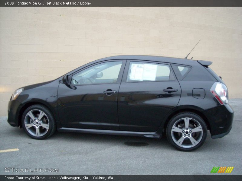 Jet Black Metallic / Ebony 2009 Pontiac Vibe GT