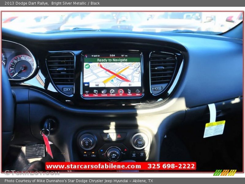 Bright Silver Metallic / Black 2013 Dodge Dart Rallye