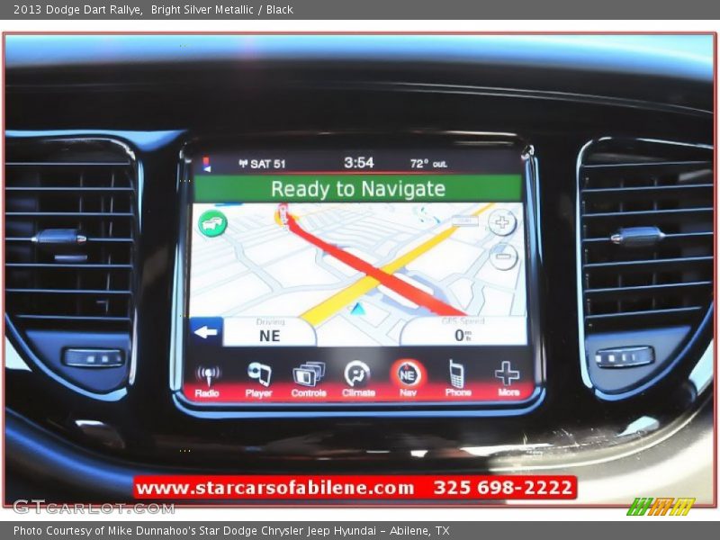 Bright Silver Metallic / Black 2013 Dodge Dart Rallye