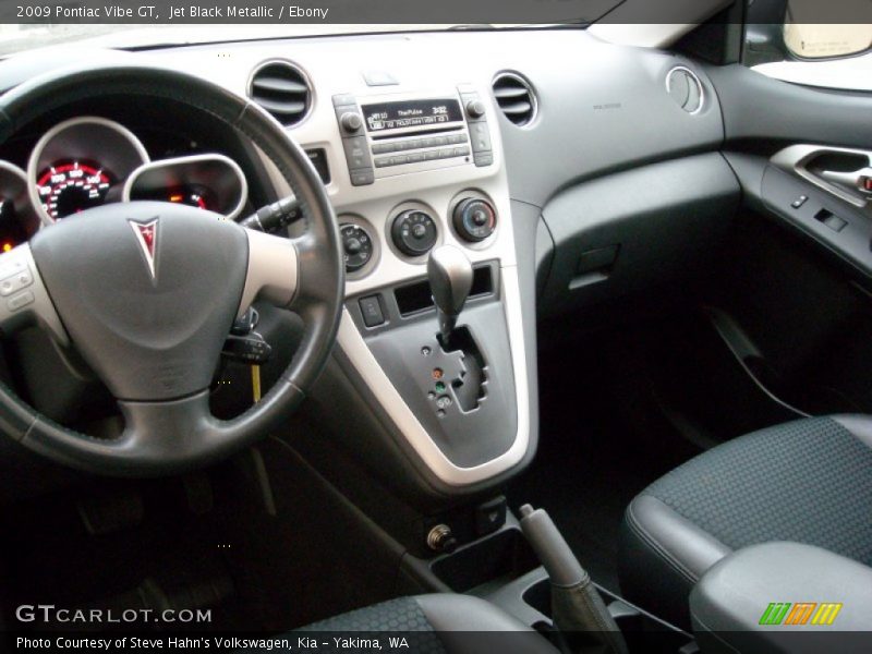 Jet Black Metallic / Ebony 2009 Pontiac Vibe GT