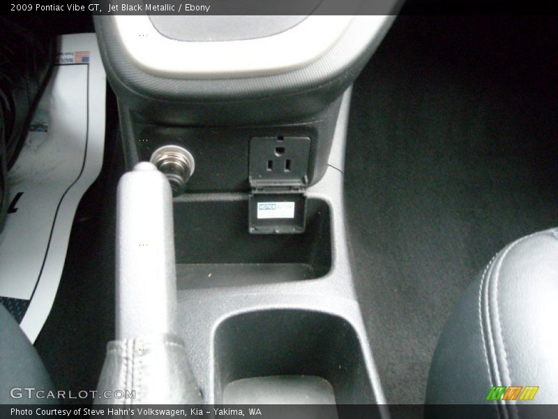 Jet Black Metallic / Ebony 2009 Pontiac Vibe GT