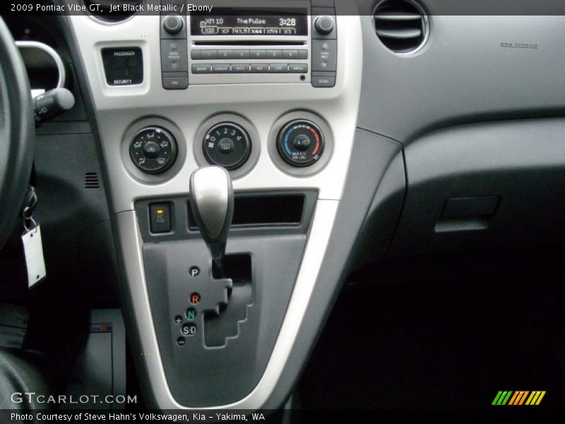 Jet Black Metallic / Ebony 2009 Pontiac Vibe GT