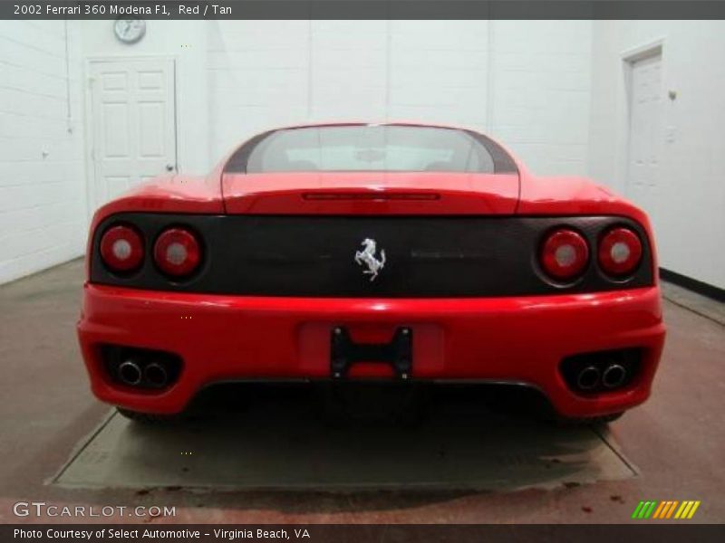 Red / Tan 2002 Ferrari 360 Modena F1