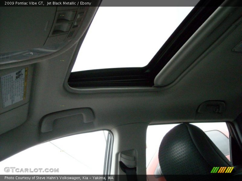 Jet Black Metallic / Ebony 2009 Pontiac Vibe GT