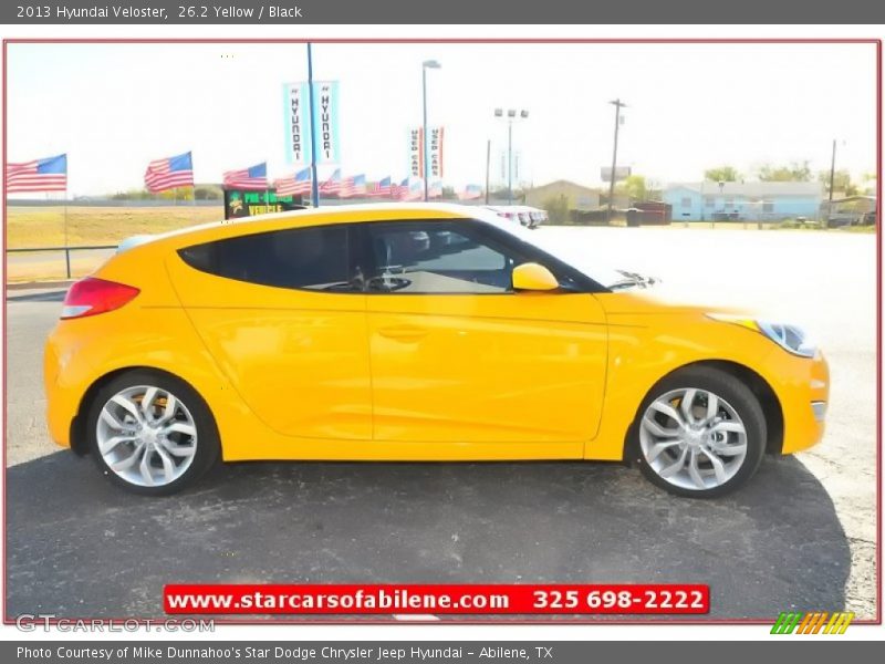 26.2 Yellow / Black 2013 Hyundai Veloster