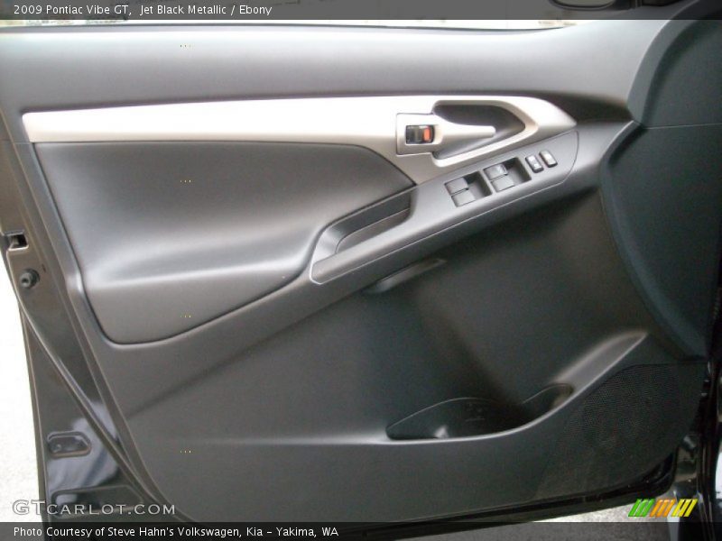 Jet Black Metallic / Ebony 2009 Pontiac Vibe GT